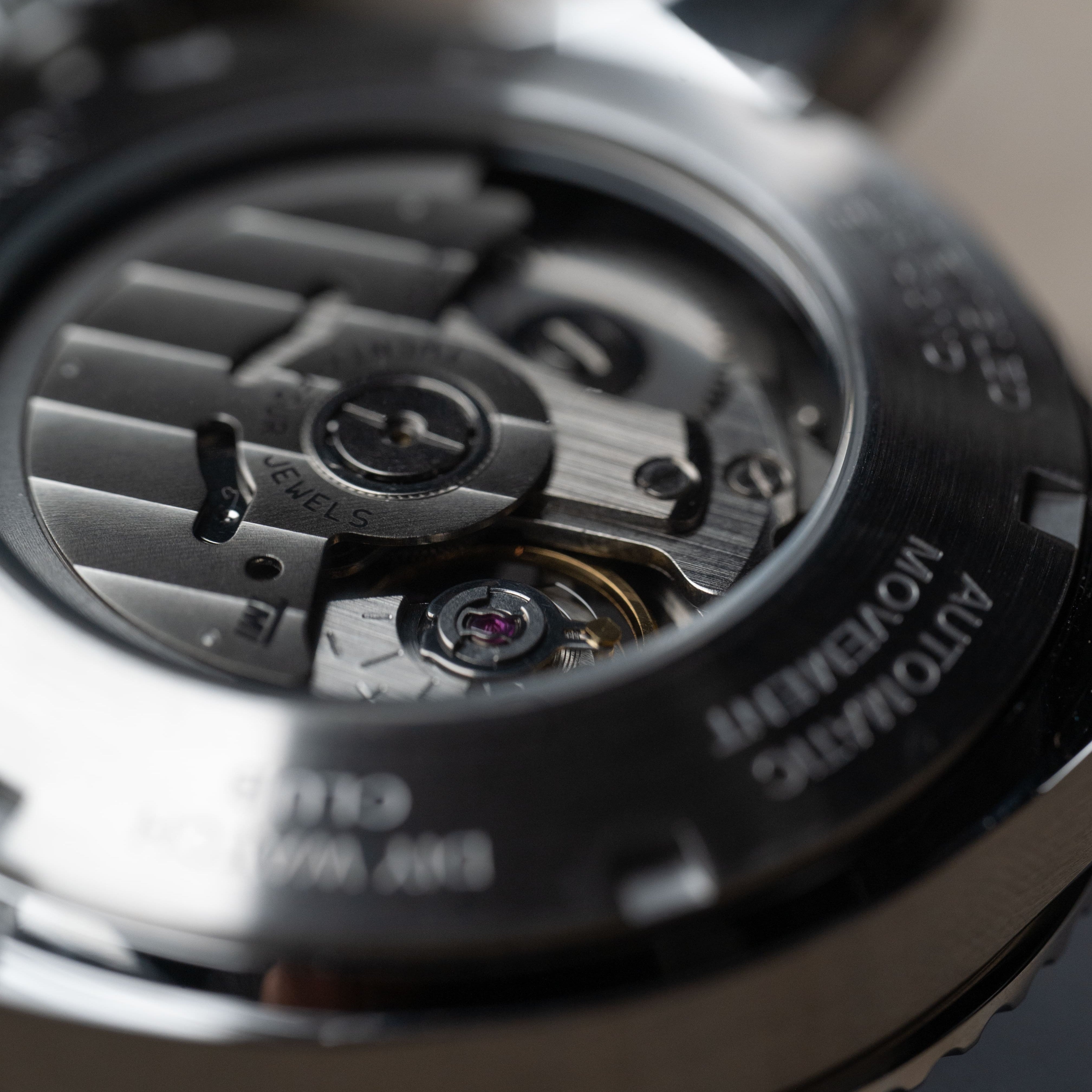 42mm クリスタルダイヤル ダイバーズウォッチ ブルー DIYキット | ステンレススチールブレスレット | 日本製 BGW9スーパールミ 夜光付き | TMI NH70A 自動巻きムーブメント