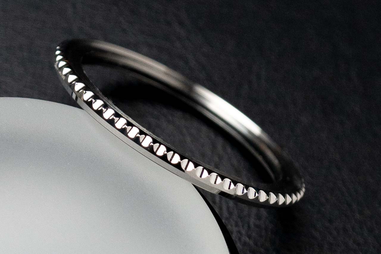 42mm クラシック薄型ベゼル(シルバー/60クリック)| DWCダイバーズシリーズ、Seiko SKX、5KX / SRPD対応