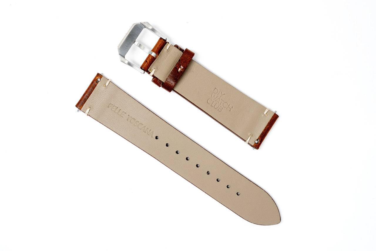 DIY Watch Club ヴィンテージレザーベルト ブラウン