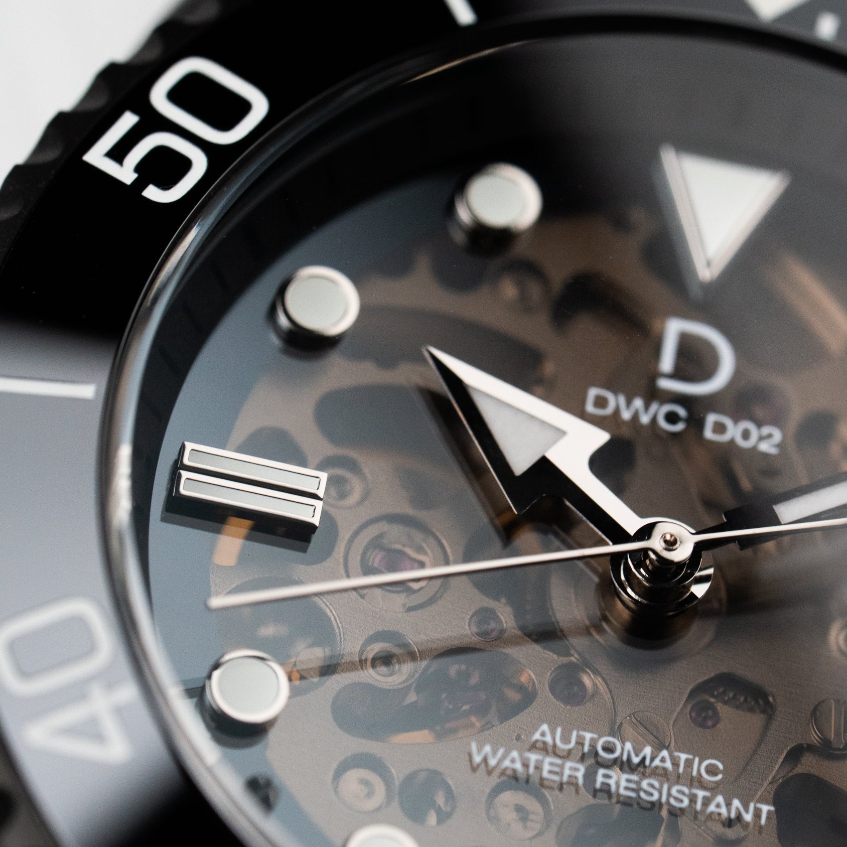 42mm PVDブラック クリスタルダイヤル ダイバーズウォッチ DIYキット | セラミック製ダイバーズベゼルインサート(日本製BGW9スーパールミ付き)| セイコーNH70A ムーブメント