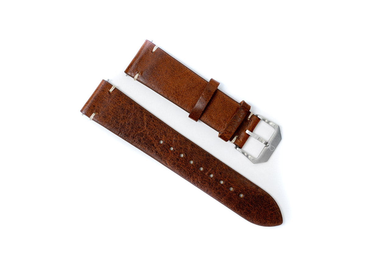 DIY Watch Club ヴィンテージレザーベルト ブラウン