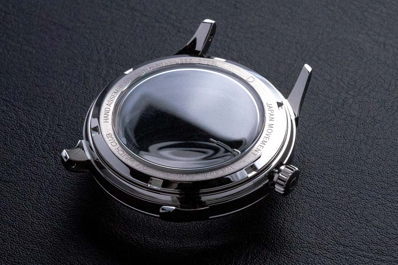 38.5mm モーゼル ケースセット ステンレススチール製／K1ガラスクリスタル