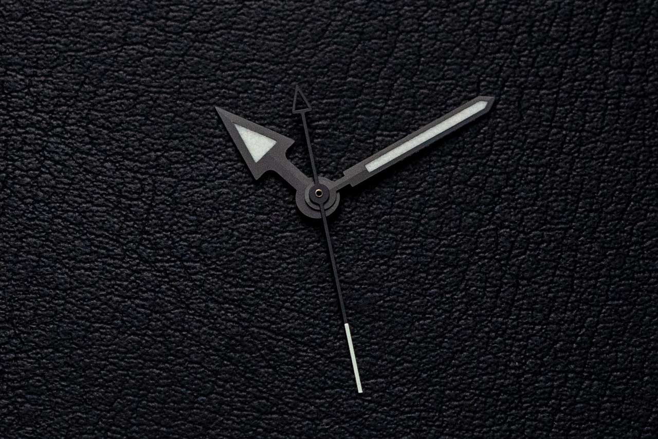 ダイバーズウォッチ針セット PVD ブラック C3スーパールミノ／TMI NHシリーズ対応（2セット入り）