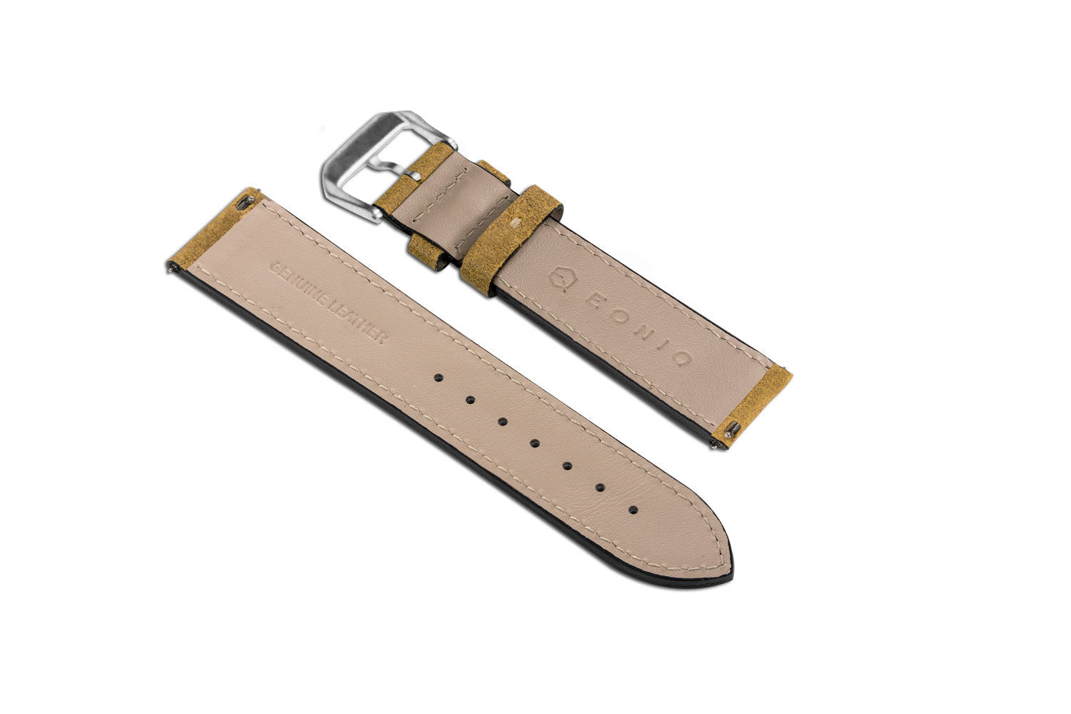 EONIQ ヌバックレザーベルト コニャックブラウン